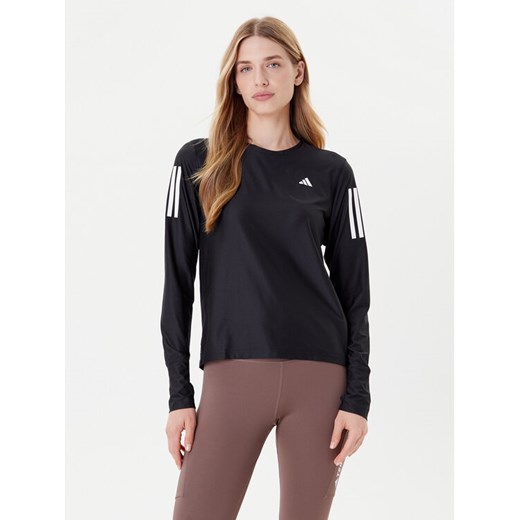 adidas Koszulka techniczna Own The Run IN1568 Czarny Regular Fit ze sklepu MODIVO w kategorii Bluzki damskie - zdjęcie 185391446
