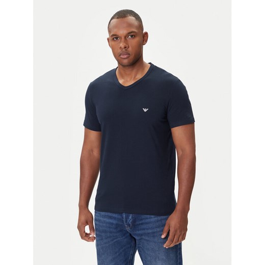 Emporio Armani Underwear Komplet 2 t-shirtów EM000392 AF14132 MB143 Granatowy Regular Fit ze sklepu MODIVO w kategorii T-shirty męskie - zdjęcie 185391537