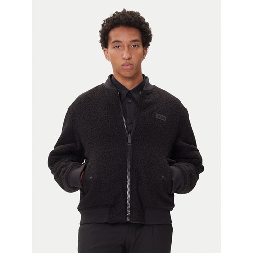 Versace Jeans Kurtka bomber 79GAS407 Czarny Regular Fit ze sklepu MODIVO w kategorii Kurtki męskie - zdjęcie 185391549