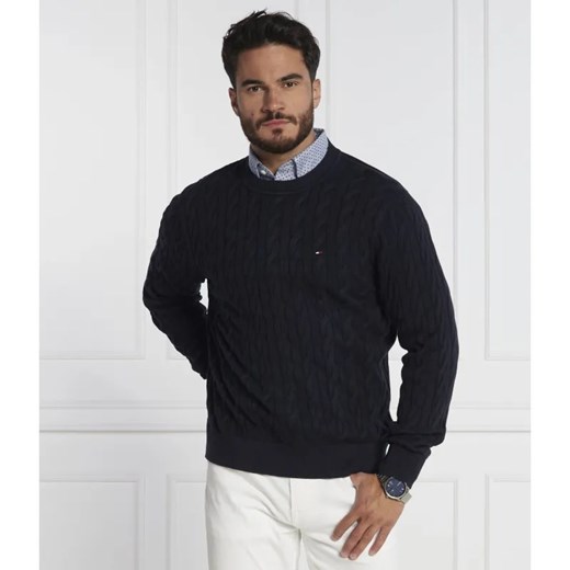 Tommy Hilfiger Sweter CLASSIC CABLE | Regular Fit ze sklepu Gomez Fashion Store w kategorii Swetry męskie - zdjęcie 185393997