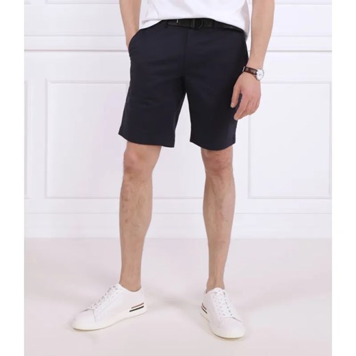 Calvin Klein Szorty + pasek MODERN TWILL | Slim Fit ze sklepu Gomez Fashion Store w kategorii Spodenki męskie - zdjęcie 185394009
