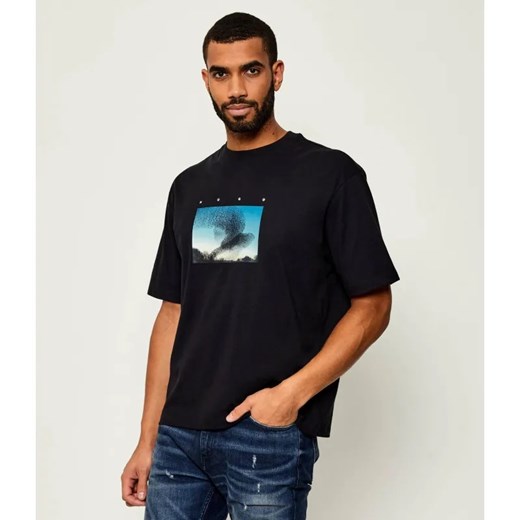 HUGO T-shirt Dorizon | Oversize fit ze sklepu Gomez Fashion Store w kategorii T-shirty męskie - zdjęcie 185394046