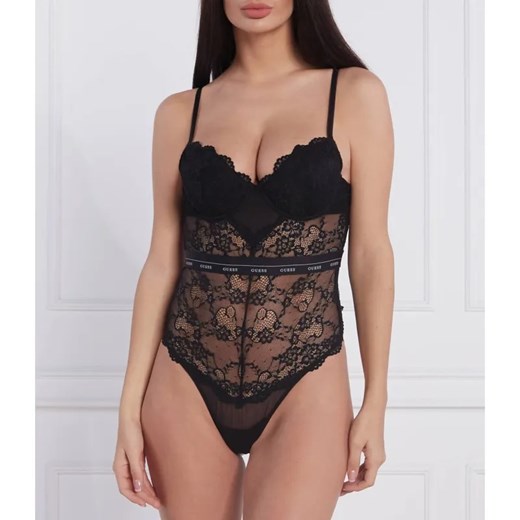 Guess Underwear  Koronkowe body ARIA | Slim Fit ze sklepu Gomez Fashion Store w kategorii Body damskie - zdjęcie 185395086