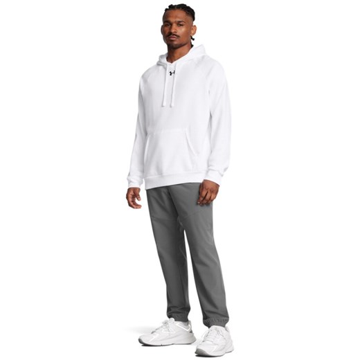 Męskie spodnie treningowe Under Armour UA Vibe Woven Pants - szare ze sklepu Sportstylestory.com w kategorii Spodnie męskie - zdjęcie 185395448