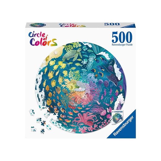 Ravensburger 500-częściowe puzzle &quot;Circle of colors - Ocean&quot; - 12+ ze sklepu Limango Polska w kategorii Puzzle - zdjęcie 185395899
