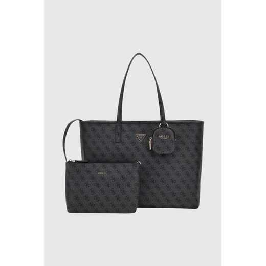 GUESS Czarna shopperka damska Power Play ze sklepu outfit.pl w kategorii Torby Shopper bag - zdjęcie 185396196