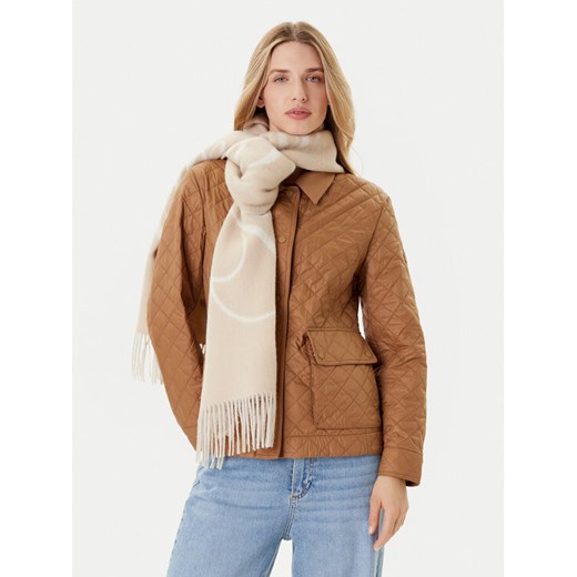 Tommy Hilfiger Szalik Script Logo AW0AW17786 Beżowy ze sklepu MODIVO w kategorii Szaliki i chusty damskie - zdjęcie 185397137