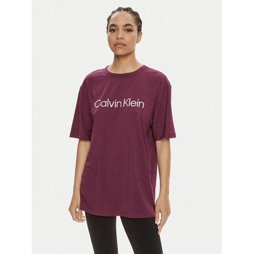 Calvin Klein Underwear T-Shirt 000QS7069E Fioletowy Relaxed Fit ze sklepu MODIVO w kategorii Bluzki damskie - zdjęcie 185397158