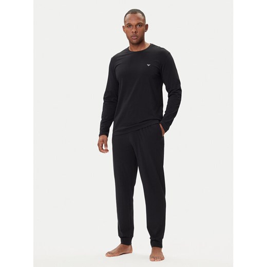 Emporio Armani Underwear Piżama EM000610 AF10776 MC108 Czarny Regular Fit ze sklepu MODIVO w kategorii Piżamy męskie - zdjęcie 185397175