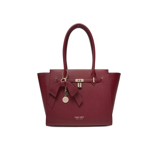 Nine West Torebka CEO-Chelsea-Charm-III-LX10186 Bordowy ze sklepu MODIVO w kategorii Torby Shopper bag - zdjęcie 185397218