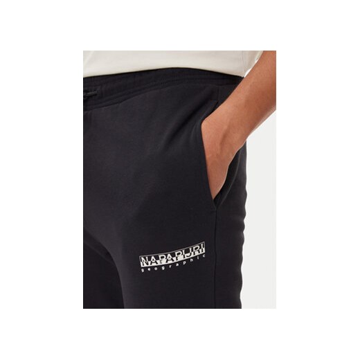 Napapijri Spodnie dresowe M-Gori Wint NP0A88UH Czarny Relaxed Fit Napapijri M MODIVO