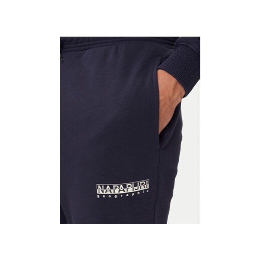 Napapijri Spodnie dresowe M-Gori Wint NP0A88UH Granatowy Relaxed Fit Napapijri S MODIVO