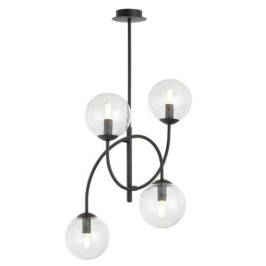 Lampa sufitowa z przezroczystymi kloszami - D116-Hurgen ze sklepu Edinos.pl w kategorii Kolczyki - zdjęcie 185398757