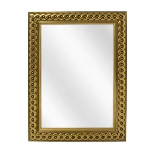 Złote lustro glamour w dekoracyjnej ramie G9-M22 ze sklepu Edinos.pl w kategorii Lustra - zdjęcie 185400126