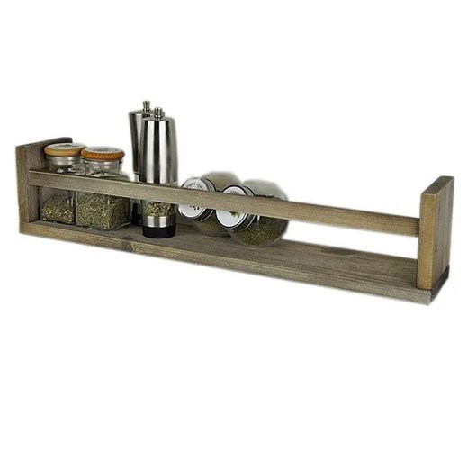 Drewniana półka ścienna Hemmi 54 cm - 12 kolorów ze sklepu Edinos.pl w kategorii Półki - zdjęcie 185400875
