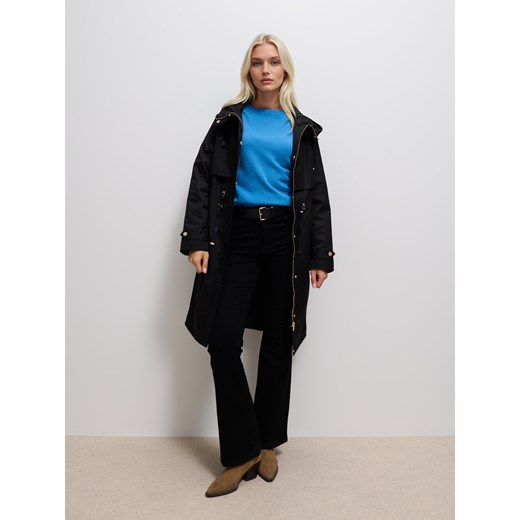 Mohito - Wełniany niebieski sweter - błękitny Mohito XS Mohito