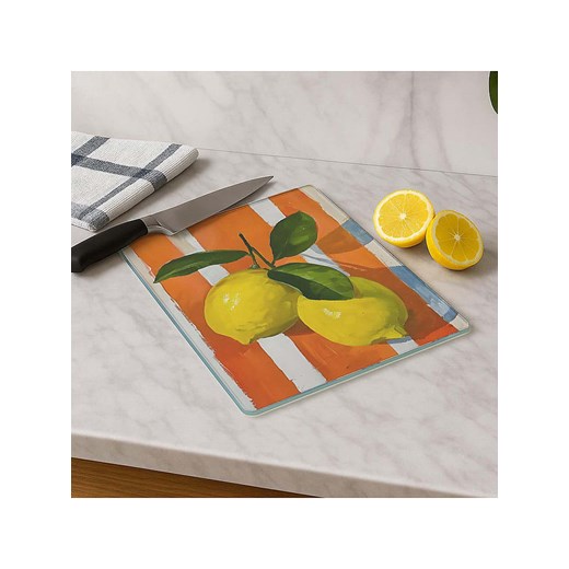 Hermia Deska w kolorze pomarańczowo-żółtym do krojenia - 30 x 20 cm ze sklepu Limango Polska w kategorii Deski - zdjęcie 185404109