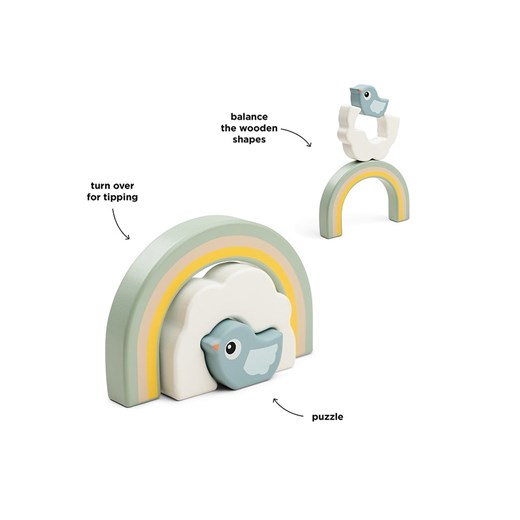done by deer Zabawka &quot;Birdee&quot; ze wzorem - 12m+ Done By Deer onesize promocja Limango Polska