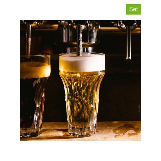 La Rochère France Kufle (4 szt.) &quot;Silex&quot; do piwa - 430 ml ze sklepu Limango Polska w kategorii Naczynia - zdjęcie 185404297