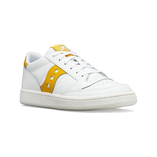 Saucony Skórzane sneakersy w kolorze biało-żółtym ze sklepu Limango Polska w kategorii Buty sportowe damskie - zdjęcie 185404358