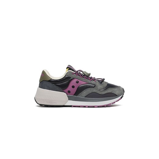 Saucony Skórzane sneakersy w kolorze szaro-fioletowym ze sklepu Limango Polska w kategorii Buty sportowe damskie - zdjęcie 185404366