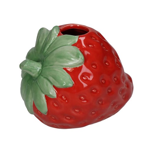 Kersten Wazon &quot;Strawberry&quot; w kolorze czerwonym - 13 x 10 x 10 cm ze sklepu Limango Polska w kategorii Wazony - zdjęcie 185404597