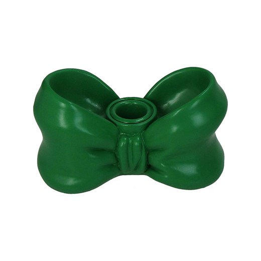 Kersten Świecznik &quot;Bow&quot; w kolorze zielonym - 13,5 x 7 x 7 cm ze sklepu Limango Polska w kategorii Świeczniki - zdjęcie 185404605