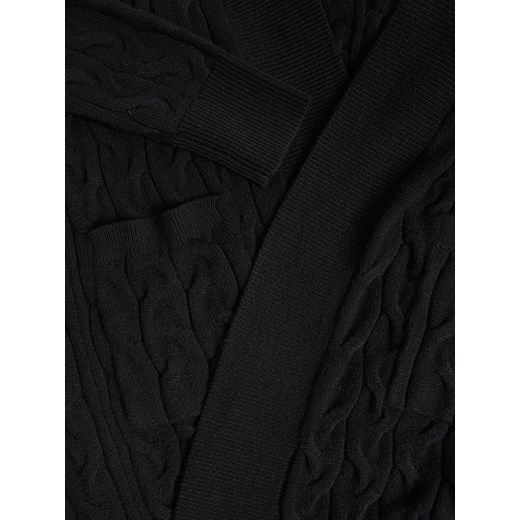 Reserved - Długi kardigan z wiskozą - czarny Reserved XL/XXL Reserved