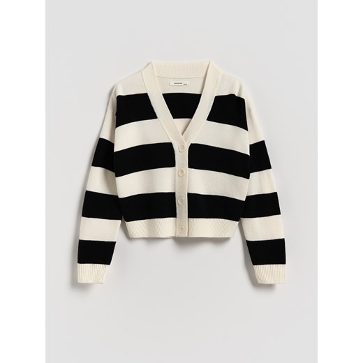 Reserved - Rozpinany kardigan z wiskozą - wielobarwny Reserved 122 (6-7 lat) Reserved