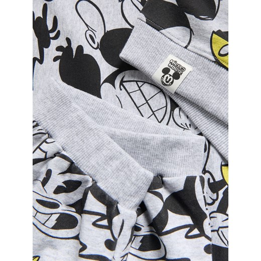 Reserved - Dwuczęściowa piżama Mickey Mouse - ciemnoszary Reserved 5-2 lata) Reserved
