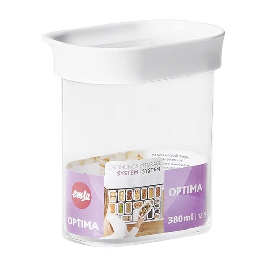 Emsa Pojemnik "Optima" w kolorze białym - 380 ml Emsa onesize promocyjna cena Limango Polska