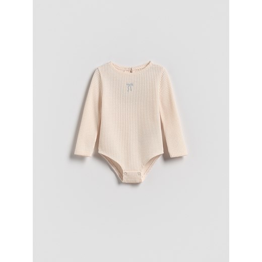 Reserved - Strukturalne body - pastelowy róż ze sklepu Reserved w kategorii Body niemowlęce - zdjęcie 185408319