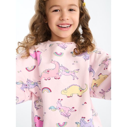 Sinsay - Komplet: bluza i legginsy - wielobarwny Sinsay 110 (4-5 l) Sinsay