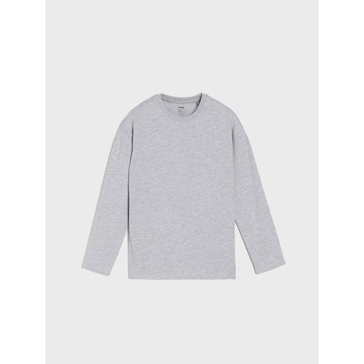 Sinsay - Koszulki oversize z długimi rękawami 3 pack - granatowy Sinsay 128 (7-8 l) Sinsay