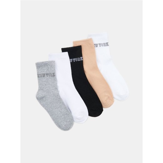 Sinsay - Skarpetki 5 pack - wielobarwny ze sklepu Sinsay w kategorii Skarpetki dziecięce - zdjęcie 185409906