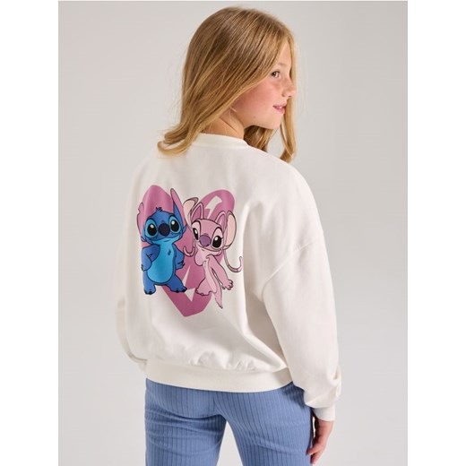 Sinsay - Bluza Stitch - kremowy ze sklepu Sinsay w kategorii Bluzy dziewczęce - zdjęcie 185410017