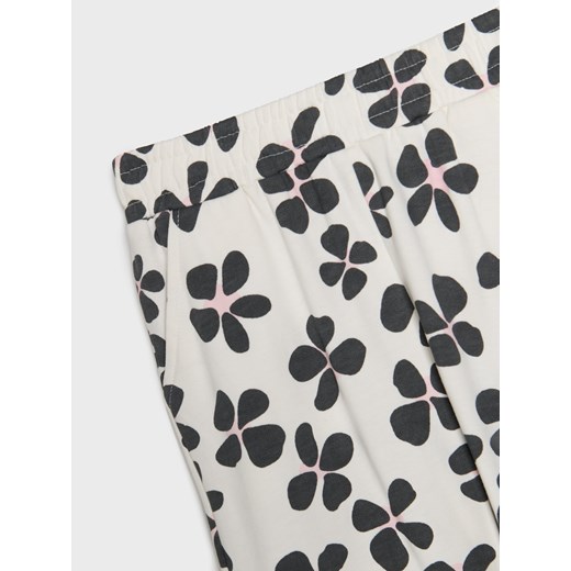 Sinsay - Spodnie jogger 2 pack - kremowy Sinsay 134 (8-9 l) Sinsay