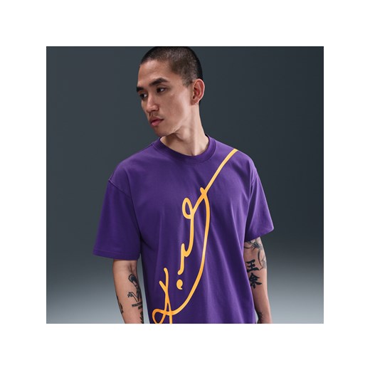 Męski T-shirt do koszykówki Dri-FIT Kobe - Fiolet ze sklepu Nike poland w kategorii T-shirty męskie - zdjęcie 185410686