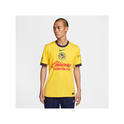 Męska koszulka piłkarska Nike Dri-FIT Club América Stadium 2024/25 (wersja domowa) – replika - Żółty ze sklepu Nike poland w kategorii T-shirty męskie - zdjęcie 185410715