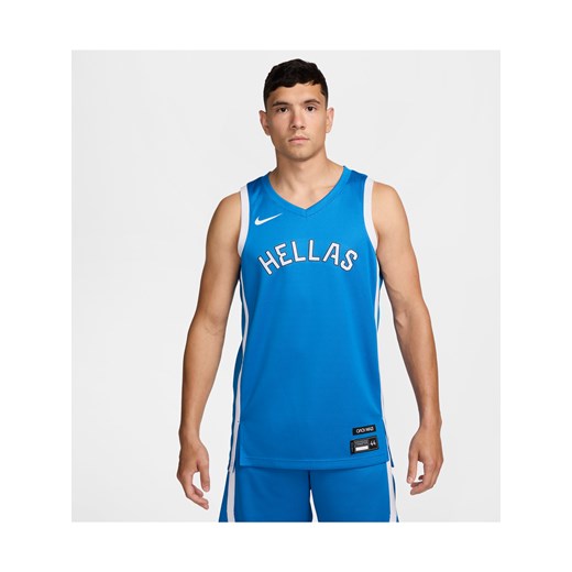 Męska koszulka do koszykówki Nike Grecja Limited (wersja wyjazdowa) - Niebieski ze sklepu Nike poland w kategorii T-shirty męskie - zdjęcie 185410716