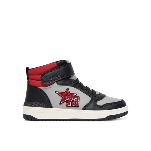 Sneakersy Geox J Washiba J56LQC 054FU C0043 S Szary ze sklepu eobuwie.pl w kategorii Buty sportowe dziecięce - zdjęcie 185411068