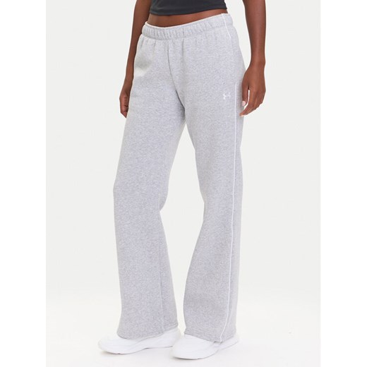 Under Armour Spodnie dresowe Ua Rival 6003711 Szary Loose Fit ze sklepu MODIVO w kategorii Spodnie damskie - zdjęcie 185411798