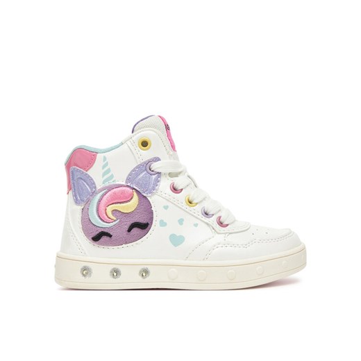 Geox Sneakersy J Skylin J568WD 0NFKN C0653 M Biały ze sklepu MODIVO w kategorii Buty sportowe dziecięce - zdjęcie 185411825