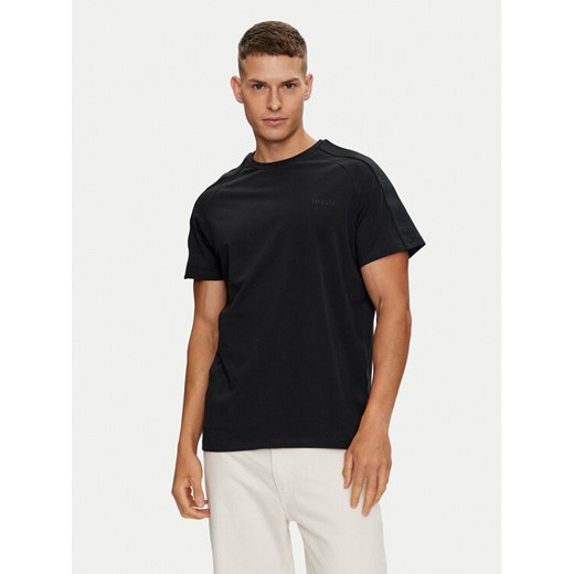 Hugo T-Shirt Tonal Logo 50520480 Czarny Regular Fit ze sklepu MODIVO w kategorii T-shirty męskie - zdjęcie 185411899