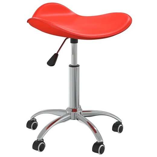 Czerwony minimalistyczny taboret obrotowy K6-H50 ze sklepu Edinos.pl w kategorii Dom - zdjęcie 185413745