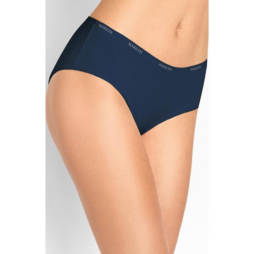 Marilyn klasyczne figi damskie granatowe Julia, Kolor granatowy, Rozmiar S, Marilyn ze sklepu Intymna w kategorii Majtki damskie - zdjęcie 185414008