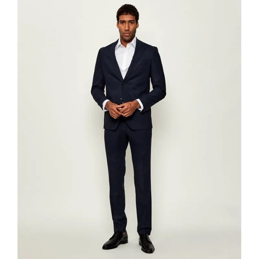 BOSS BLACK Wełniany garnitur C-Huge-2Pcs-252 | Slim Fit ze sklepu Gomez Fashion Store w kategorii Garnitury męskie - zdjęcie 185415078