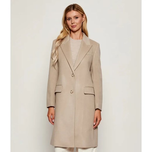 BOSS BLACK Wełniany płaszcz Classin ze sklepu Gomez Fashion Store w kategorii Płaszcze damskie - zdjęcie 185415117