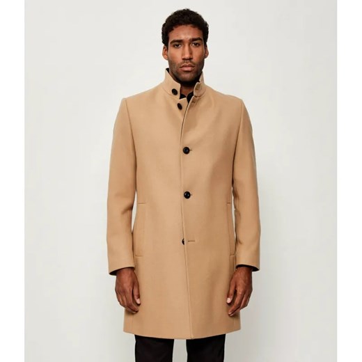 HUGO Wełniany płaszcz Mintrax2541 ze sklepu Gomez Fashion Store w kategorii Płaszcze męskie - zdjęcie 185415118