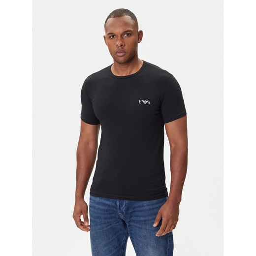 Emporio Armani Underwear Komplet 2 t-shirtów EM001849 AF14131 MC005 Czarny Fitted Fit ze sklepu MODIVO w kategorii T-shirty męskie - zdjęcie 185415906